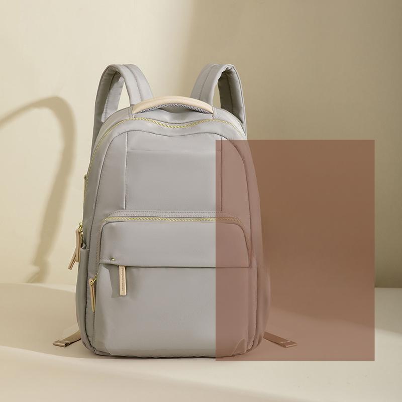 Damen Rucksack Einfacher Canvas Reise Rucksack Große Kapazität Computertasche Studententasche