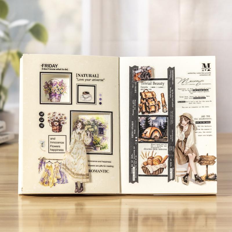 20Sheets/bag Career Sticker Book Collage Account Hand Decoration For Office Photo Frames Cup Stationery Box Diary Back To School