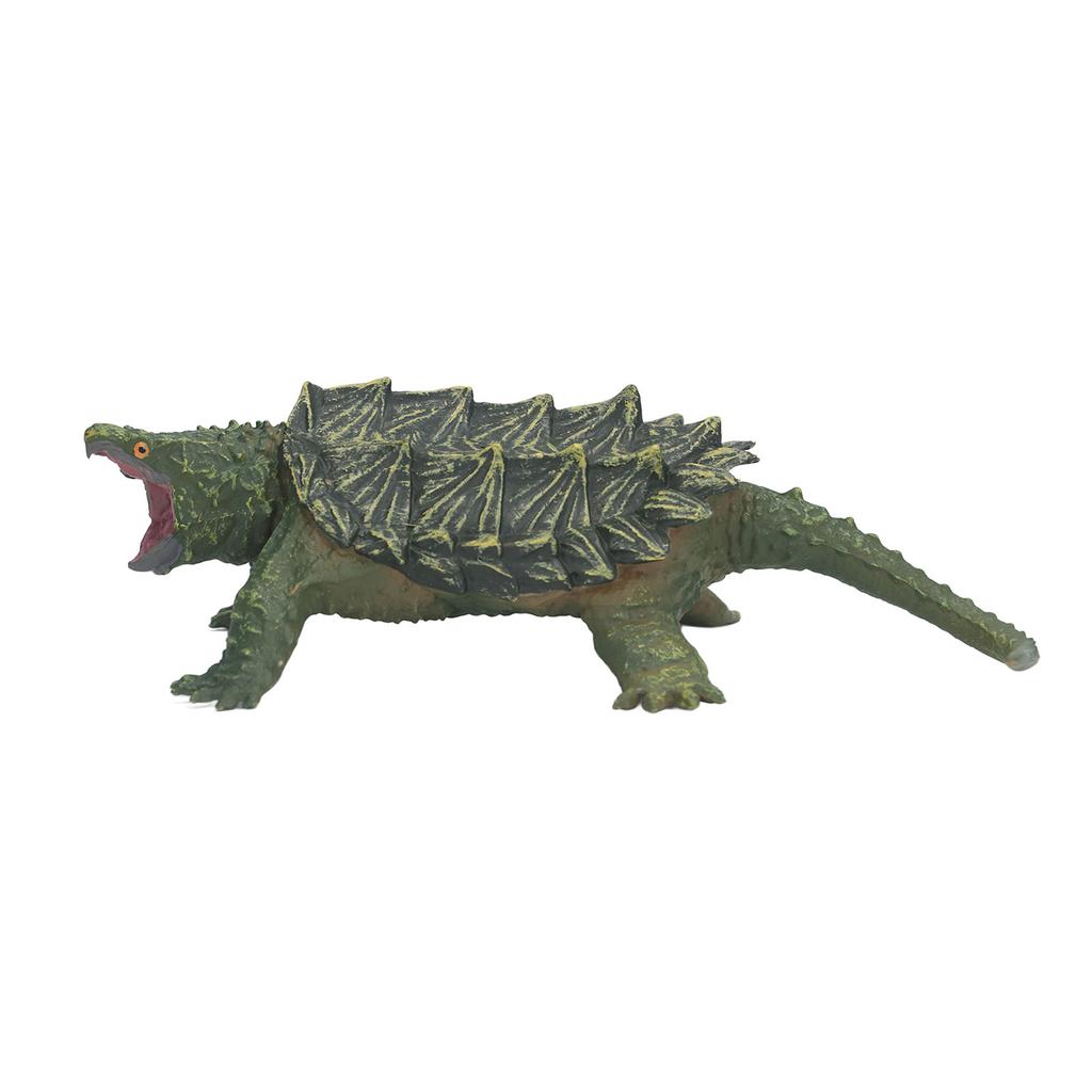 Snapping Tortoise Model High Simulation Hand Painted Animal Model Toys for Home Decorations Gifts