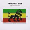 Leu Rasta Negru pe Steagul Rasta Design Reggae Jamaican Prosop de Față Moale Uscare Rapidă Piscină Baie Prosoape din Bumbac Absorbante