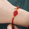 Chinese Gourd Beaded Red Rope Bracelet for Women – Good Luck & Prosperity Gift
