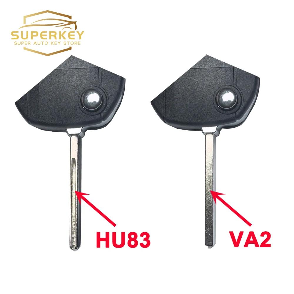 Superkey Headlight Middle Remote Key Shell Case For Peugeot 208 2008 301 308 508 5008 Rcz For Citroen C-Elysee C4-Cactus