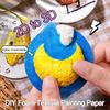6.5-8cm Foam Texture Painting Paper White/Pink/Yellow Magic 3D Drawing Canvas Sponge Diy Puffy Texture Paper Art Drawing Paper