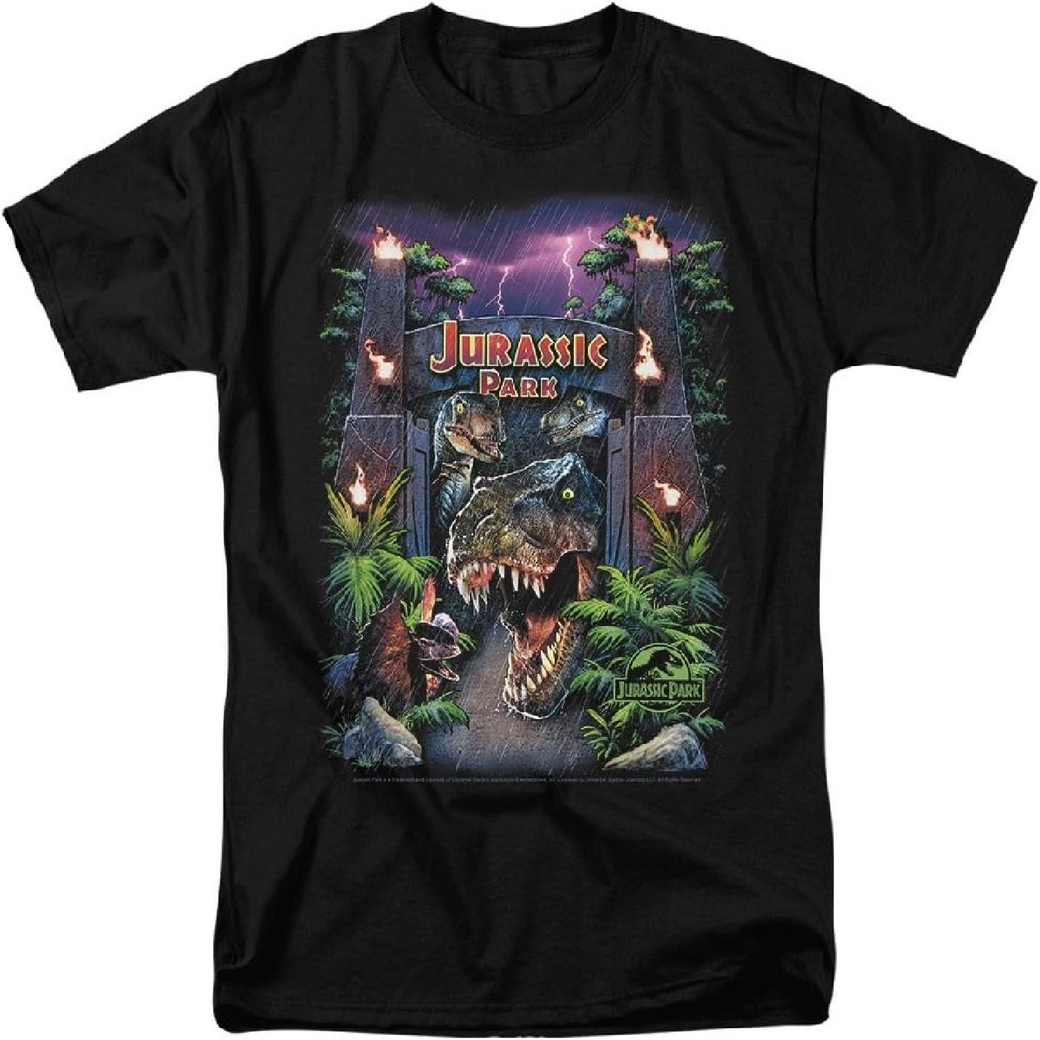 Popfunk Classic Jurassic Park Welcome to The Park Unisex Adult T Shirt S