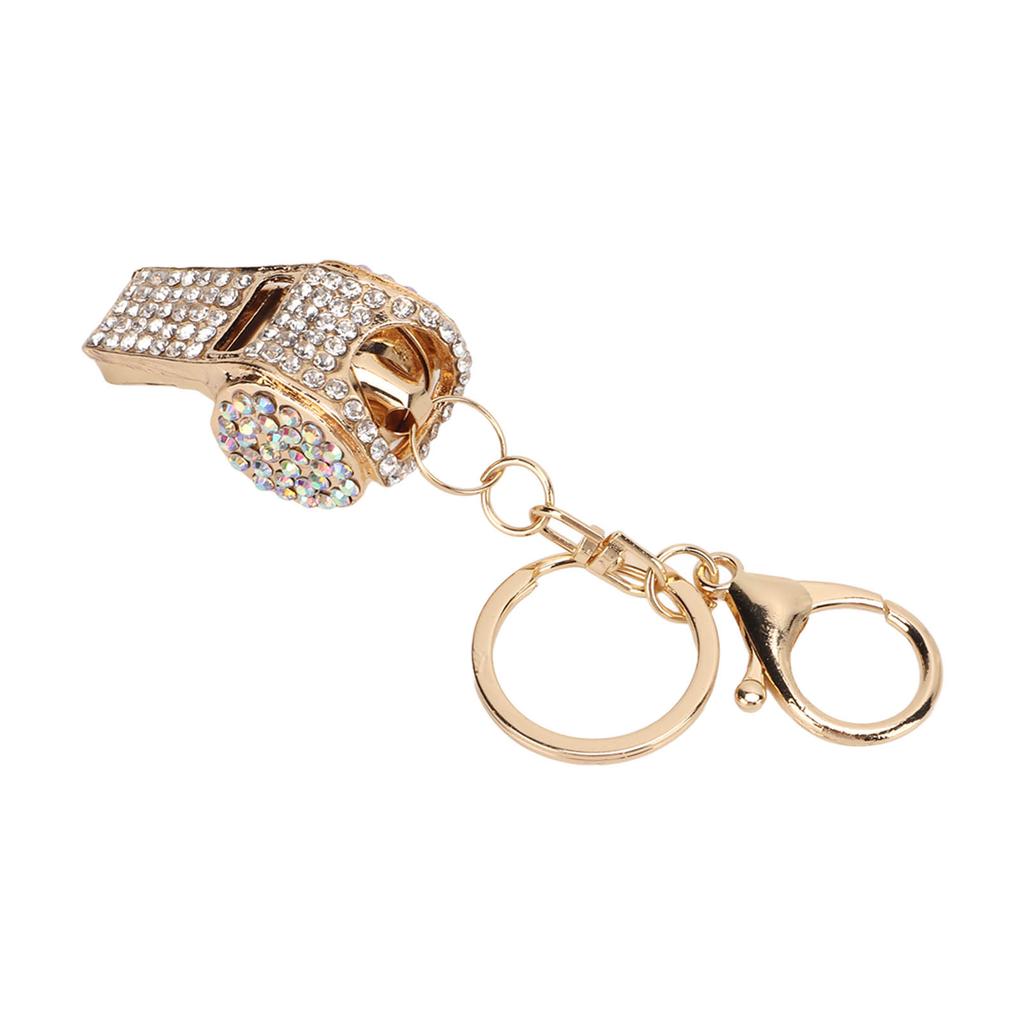 Keychain Zinc Alloy   Whistle Keychain Bag Decoration Ornament Metal Pendant Craft Jewelry Small Gift