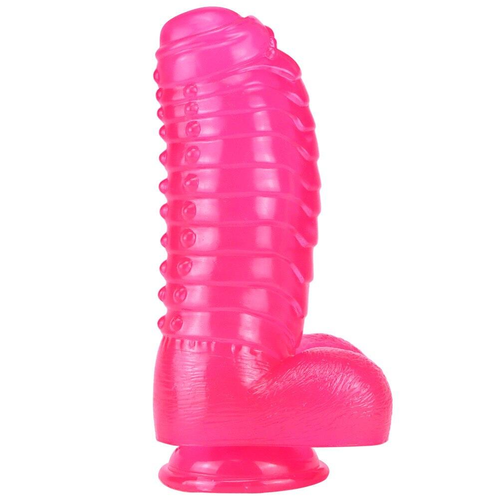 Monster Dildo Big Black Dick Stretching Adult Sex Toy Strap On Fisting BDSM Anal Plug Soft Penis Lesbian Suction Cup Dick