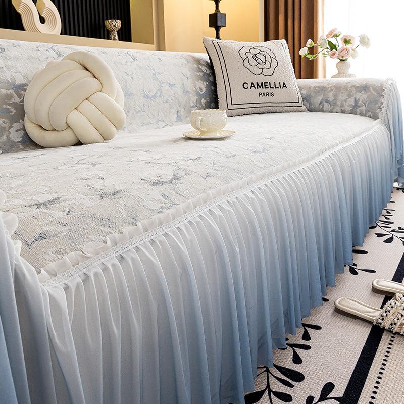 

Чехол на диван, цельный чехол, пыленепроницаемый, универсальный диванный плед для четырех сезонов, шенилловое диванное полотенце, новинка 2025 года для гостиной 180*230cm