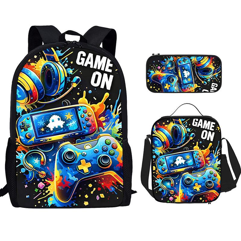 Games Console Backpacks Software Primary Backpacks Shoulder Bags 3D Print Boys Girls School Bag Travel Mochila Student Backpack