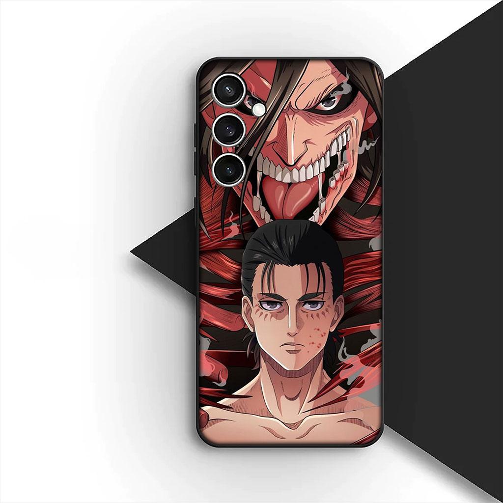 Casing Phone Cover for Huawei P30 P20 Mate 20 10 Lite Pro Y7 Y6P Y7A 2019 Nova 5T 3I Case Attack Eren Jaeger on Levi titan