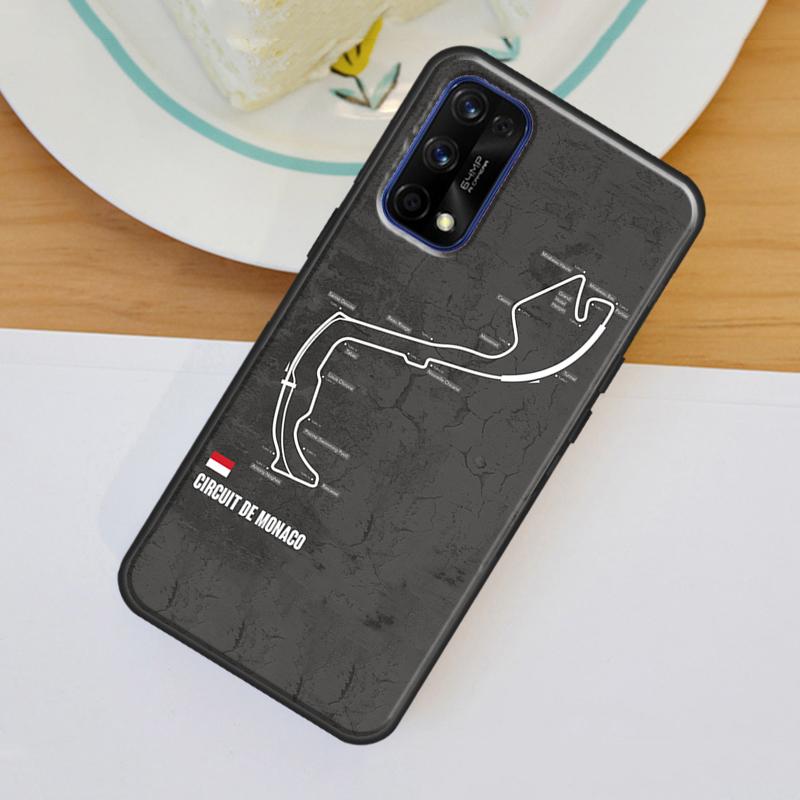 Circuito da Corsa Formula 1 F1 Per OnePlus 11 10 Pro 10T Nord 3 2T CE 2 Lite Realme C55 C35 C33 C31 C30 C21Y GT Neo 5 Custodia