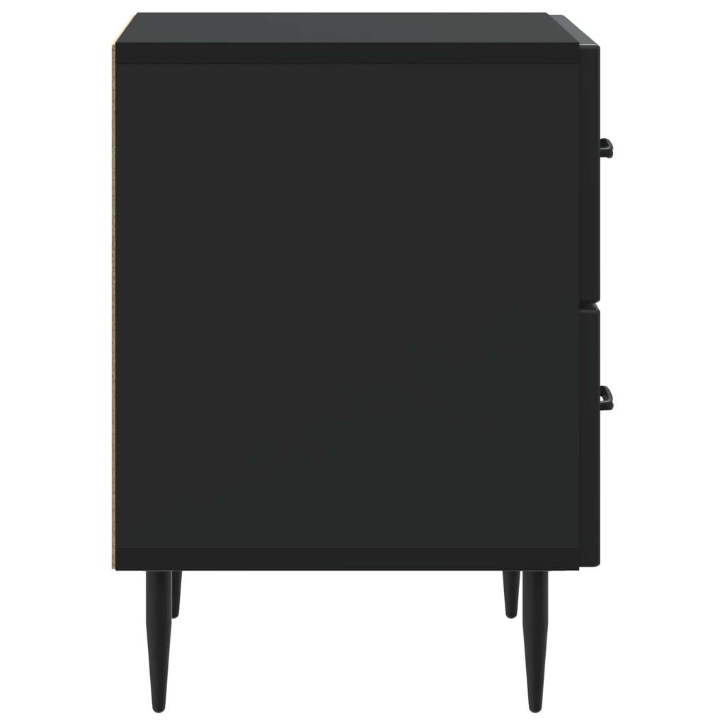 Nightstand Black 43 x 34.5 x 47.5 cm Particleboard