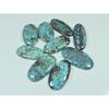 254Cts. Natural Shattuckite Oval Shape Cabochon Loose Gemstone 09 Pcs Lot C-3920
