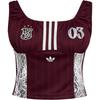 Adidas Originals Soft Skin Slim Fit Casual Striped Sleeveless Sports Tank Top Women tops Black KU4751