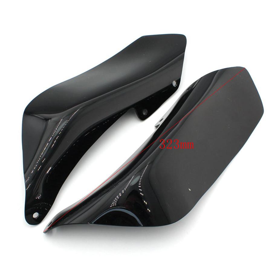 1Pair Wind Deflector Windshield Handguard Black For Yamaha XT1200Z 2012 2013