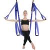 Zweifarbige nicht-elastische Aerial Yoga Hängematte mit 6 Griffen für Inversion und Fitness