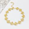New Arrival Gold-Plated Animal Turtle Butterfly Leaf Zirconia Adjustable Bracelet for Women Girls Fashion Party Jewelry Gift