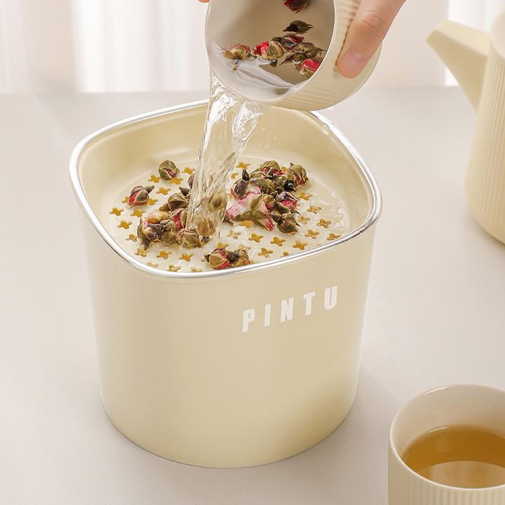 Desktop WastebasketOffice Lidless Classified Waste BoxMini Living RoomWaste Paper BasketTea Leaf Drainage Bin