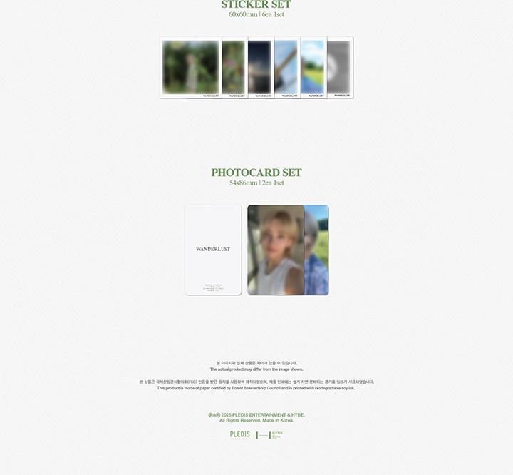 JEONGHAN of SVT (SEVENTEEN) [WANDERLUST] PHOTOBOOK
