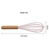 Silicone Whisk with Wooden Handle