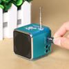 Tragbarer TD-V26 Digitaler Wiederaufladbarer Bluetooth-Lautsprecher Mini-UKW-Radioempfänger LCD-Display Stereo-Lautsprecher Unterstützt SD/TF-Karte