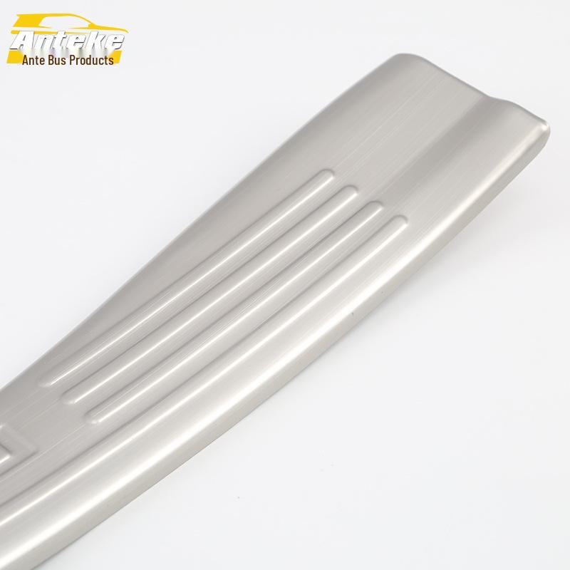 15 Bluebird Bumper & Trunk Stainless Steel Decorative Sill Strips & Welcome Pedal Stickers