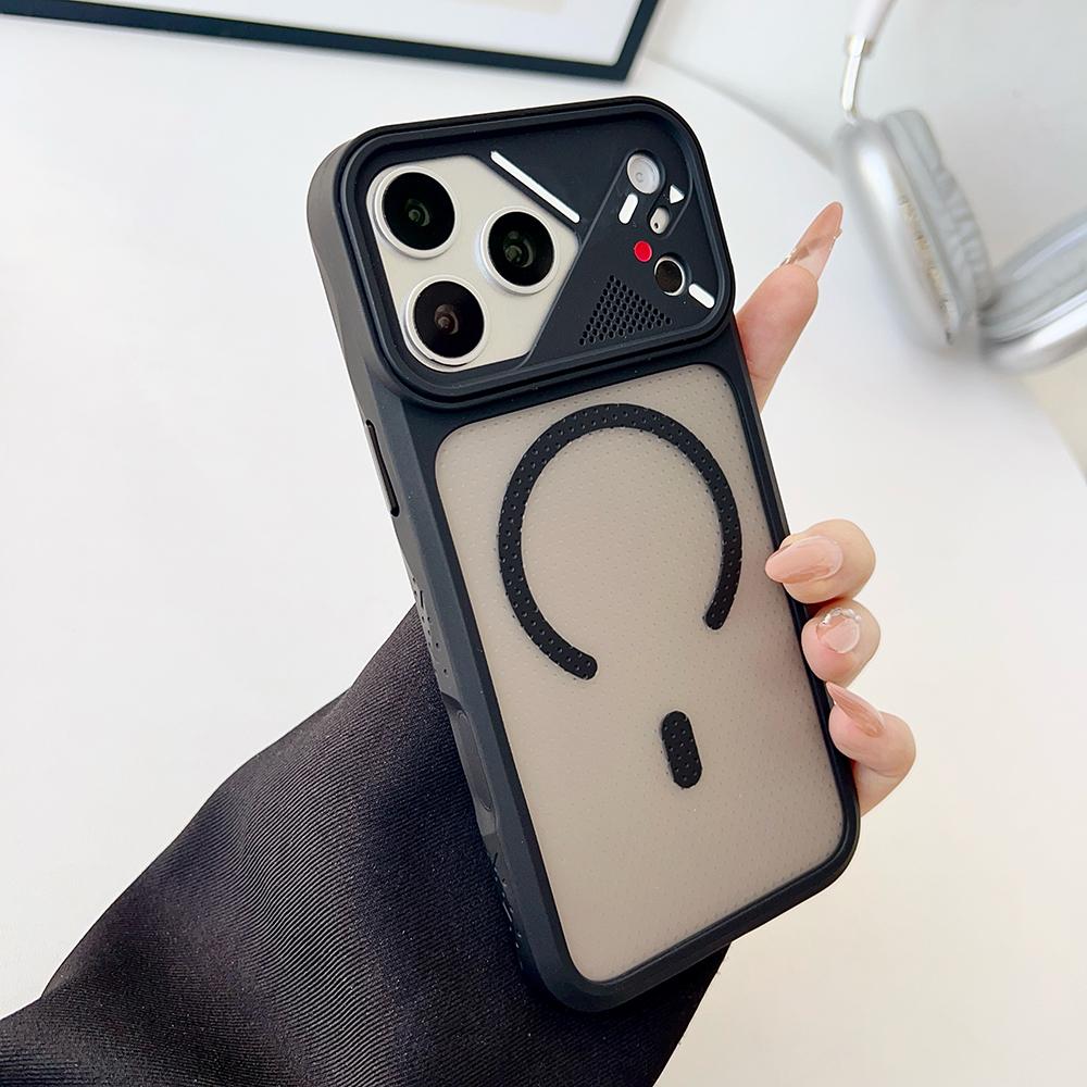 Skin Sensitive Frame For Magsafe Semi Clear Case For iPhone 17 16 15 14 Plus 13 12 11 Pro Max Shockproof TPU Soft Edge Cover