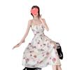 Tea Break French Style Spaghetti Strap Evening Dress – Elegant, Waist-Hugging, and Luxurious for Women