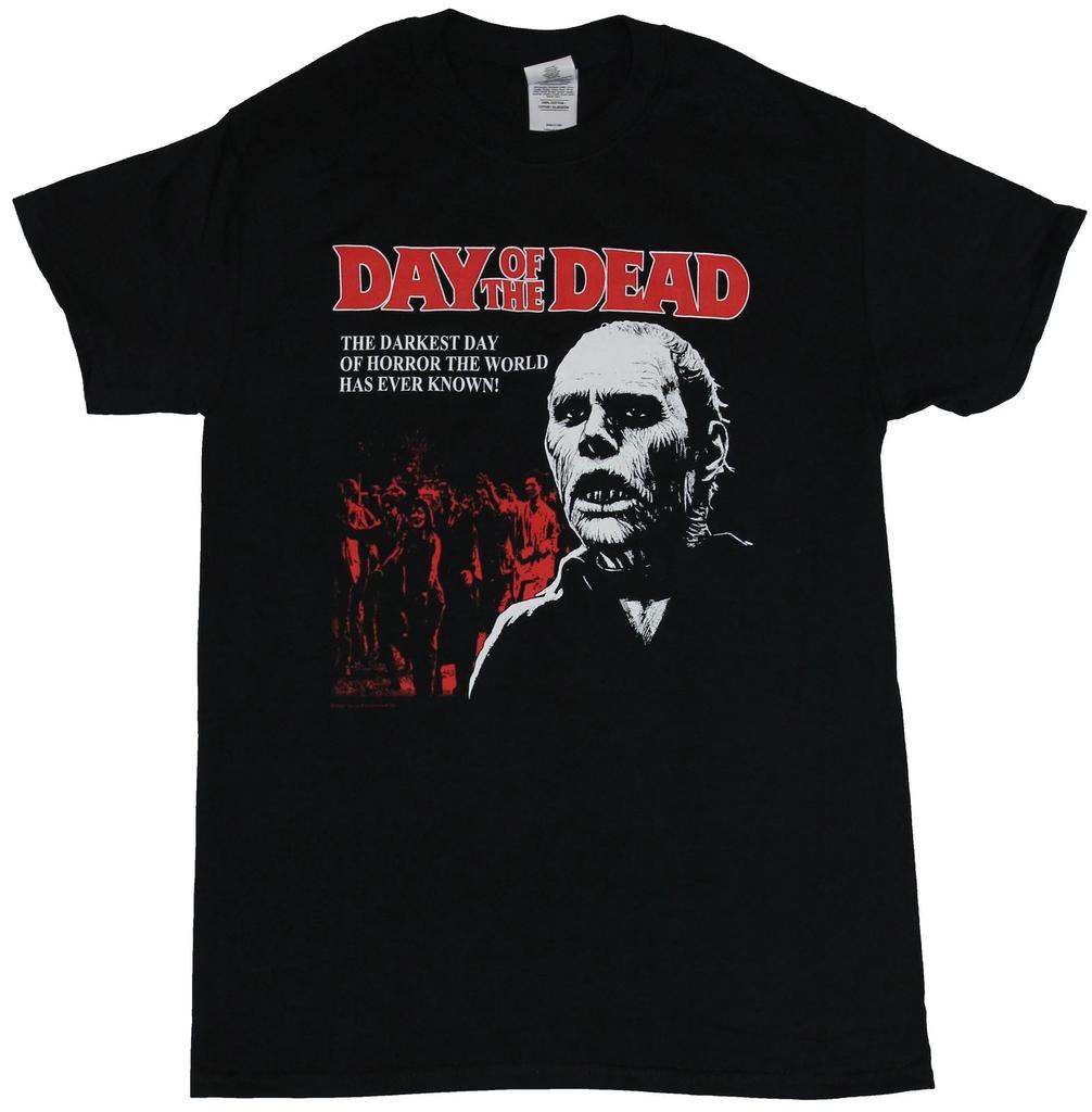 Day of the Dead Adult New T-Shirt - the Darkest Day of Horror Pic