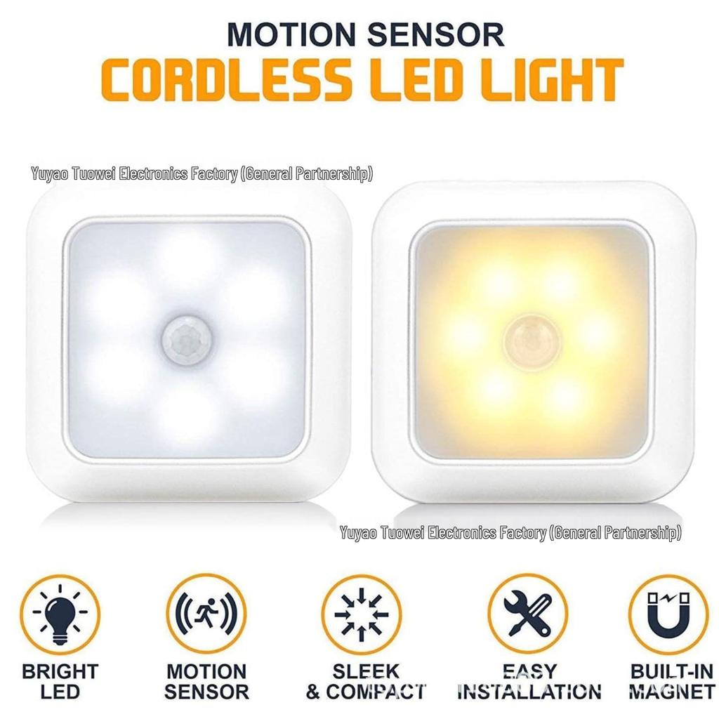 Magnetic LED Night Light with Motion Sensor