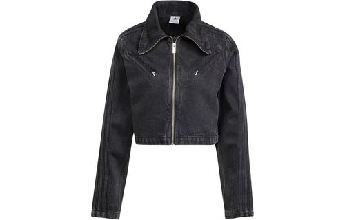 Adidas Originals Montreal Cropped Denim Jacket IT7263 XS чёрный