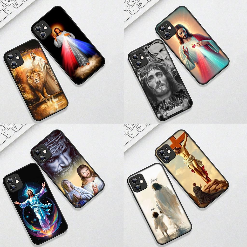 Cover for Samsung Galaxy S10 S8 S9 Plus A33 A34 A31 70 A71 A72 Note 20 9 8 S10E Casing Phone Case God Jesus Judah Jehovah Cross