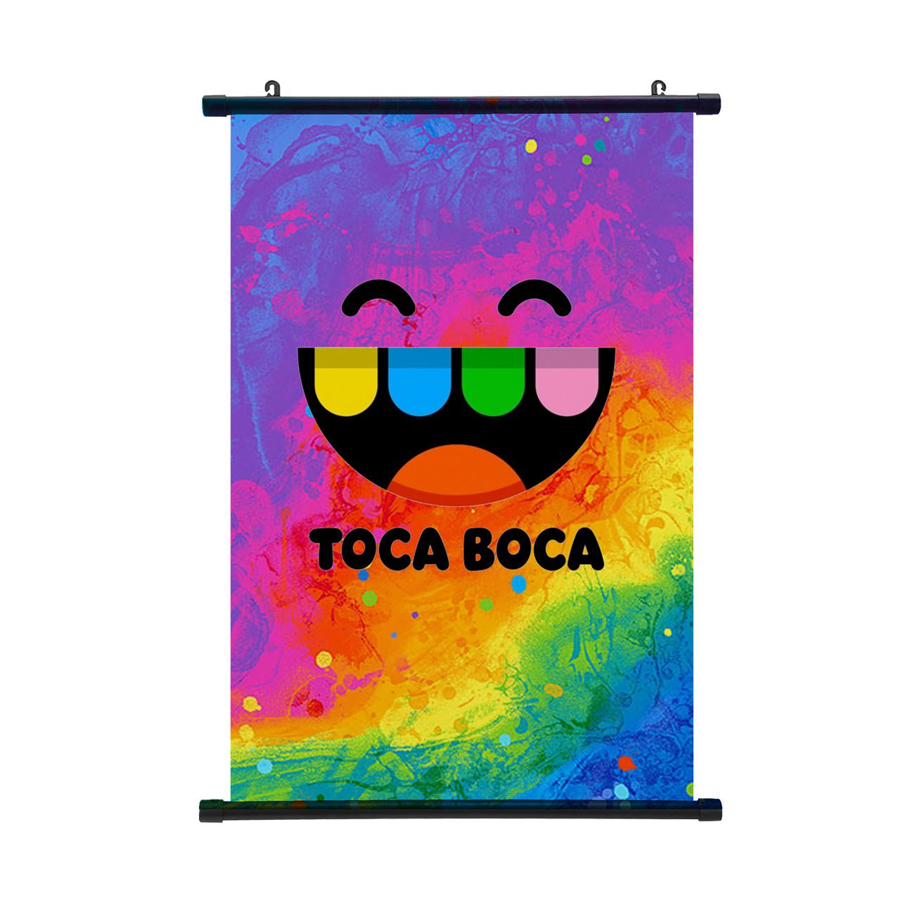

Плакат Toca Life World Настенный свиток Toca Boca Домашний декор Подвесная картина Популярный узор Плакат 30*45cm жёлтый