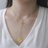 Wicca Tetragrammaton Pentacle Necklace Stainless Steel Sacred Witch Knot Pendant Chain Solomon Seal Amulet Jewelry Gifts