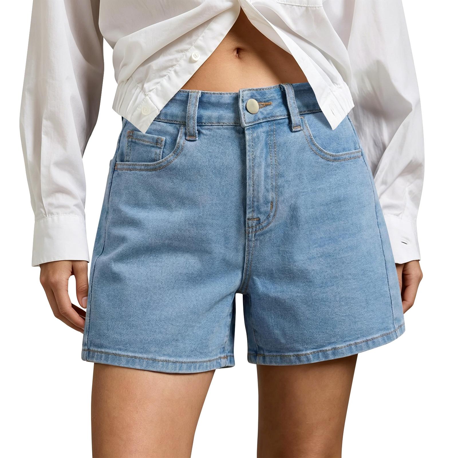 Women s Casual Stretch Denim Shorts for Summer M