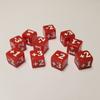 10 X Red Micro CCG Stat and Damage Modifier Dice Compatible with Disney's Lorcan and Magic: The Gathering (10mm)