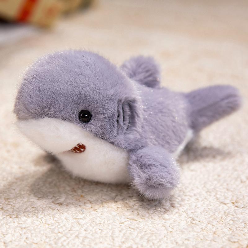18cm Kreslená Mořská Zvířátka Stolní Společník Plyšové Hračky Panenky Velryba Tuleň Žralok Delfín Lachtan Kawaii Malé Měkké Plyšové Panenky