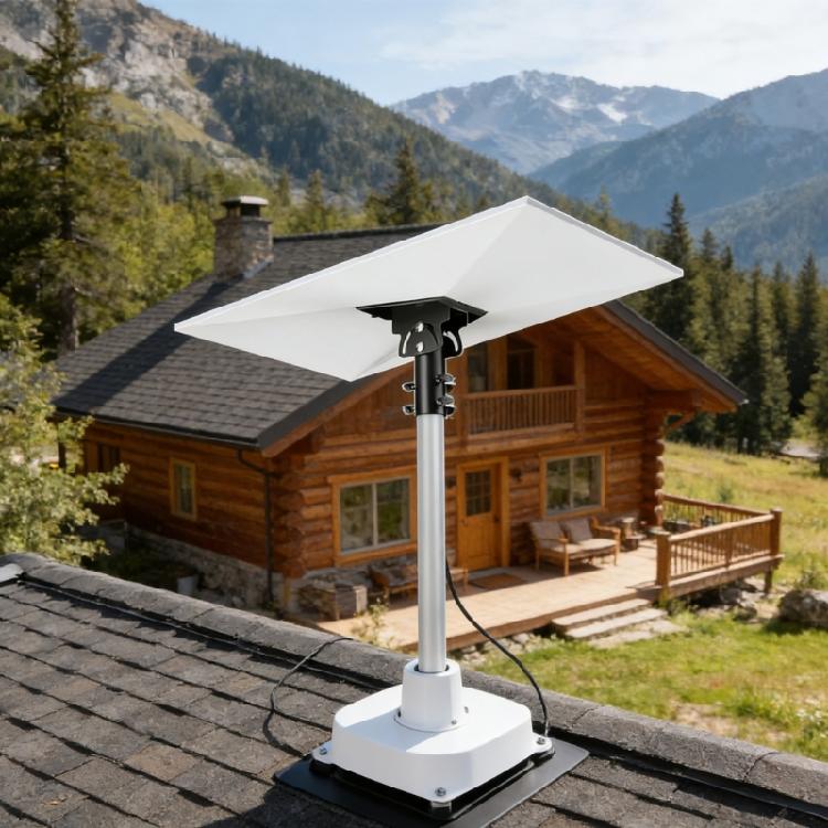 Secure Mounting Base For Satellite Dish Easy arrange No Tools required Weather Resistant Iron Build