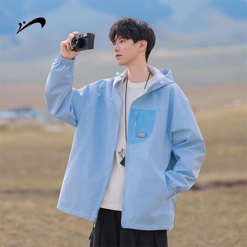 Guirenniao Men's Reversible Hooded Jacket