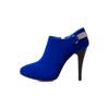 Fashion Spring Autumn New High-heeled Ankle Boots Sexy Fashion Boats for Women Rhinestone Thin Heeled Platform Short Booties Femininas