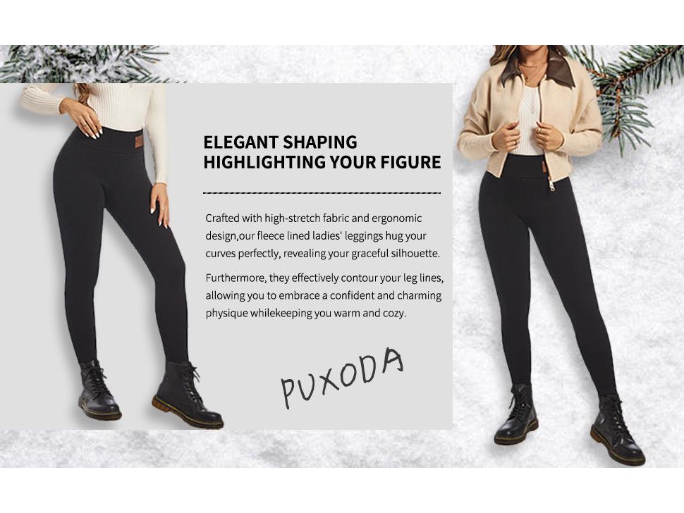 Women's Fleece-lined Cotton Yoga Pants - Warm, Thick, Autumn/Winter Wear