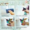 Static Window Clings Sticker Floral Raindrop Design For Home Office Decor Removable Privacy Glass Decal Easy Apply  Reusable