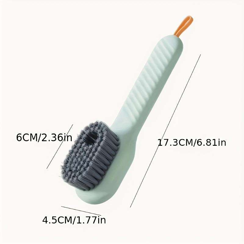 All-in-One Shoe Brush with Integrated Soap Holder for Effortless Cleaning