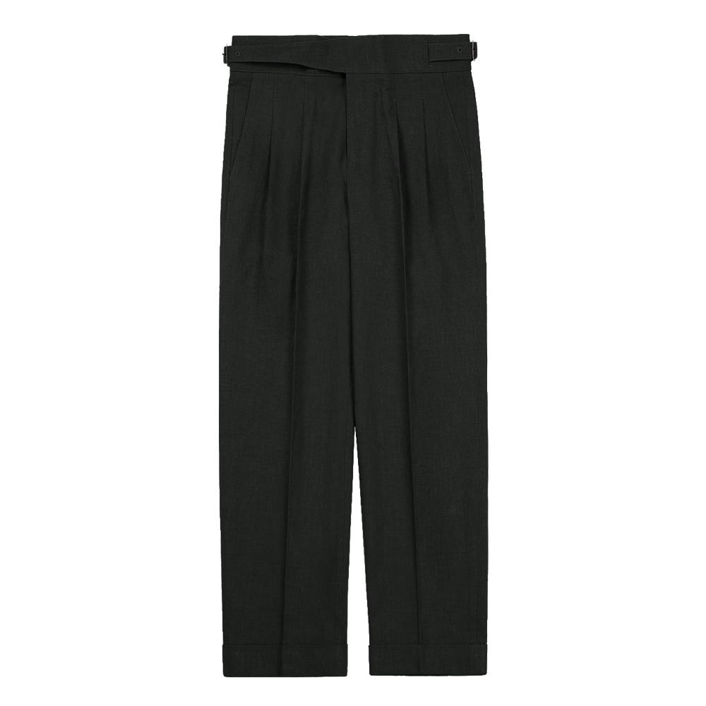 Solti 8S Linen Gurkha Trousers (Black)