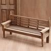 Realistic Wooden Dollhouses Chair 1/12 Scale Miniature Furniture Model Figurine For Park Scene Decoration Craft Project