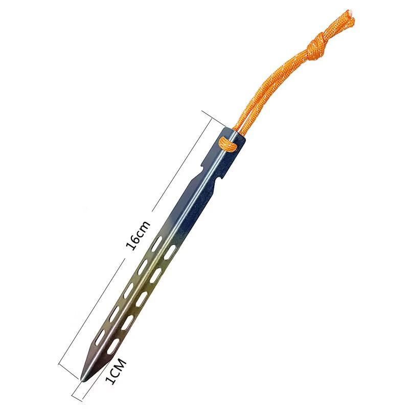 WEZHO Titanium V-Shape Tent Stake