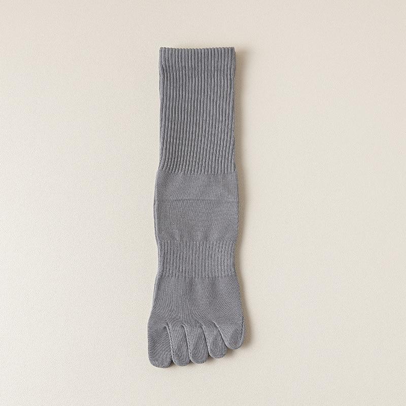 

Шкарпетки з п ятьма пальцями Однотонні Смугасті Безшовні Шкарпетки з розділеним пальцем Бавовняні Дихаючі Антибактеріальні Антизапахові До середини гомілки Повсякденні Чоловічі шкарпетки 1 pair світло-сірого кольору