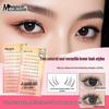 Magic Eye Station: Natural Cat Paw Lower Eyelashes - Super Soft & Invisible for Beginners, Sunflower Design, Single Cluster.