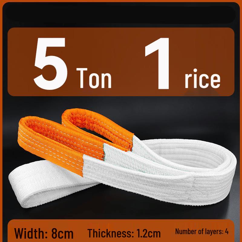 

Heavy-Duty 5 Ton 1 Meter Flat Lifting Sling Strap