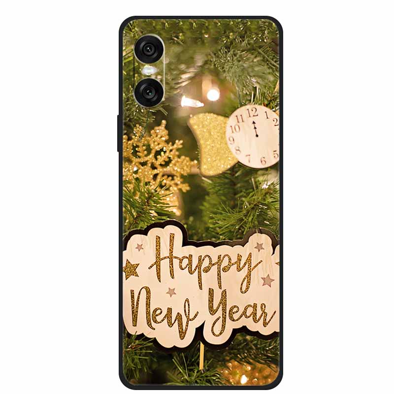 Christmas Phone Cases For Sony Xperia 10 VI 5G Case Soft TPU Silicone Santa Santa Claus Cover For Xperia 10VI Cover Bumper Funda