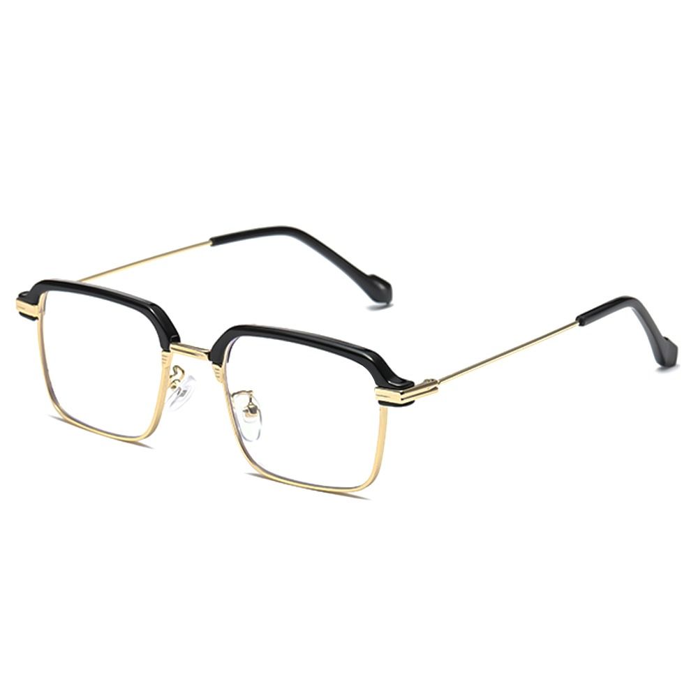 

Fashion Metal Square Optical Glasses Women Men Reading Glasses Eye Protection Anti Blue-ray Eyewear Strength 100